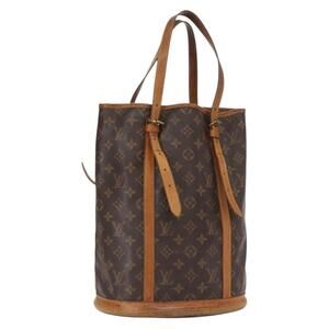 LOUIS VUITTON Monogram Bucket GM Shoulder Bag M42236 LV Auth 158033